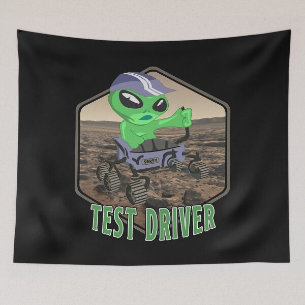 Item preview, Alien Driver Perseverance Mars Rover Red Planet Test Persy UFO Gift designed and sold by TheAplus.