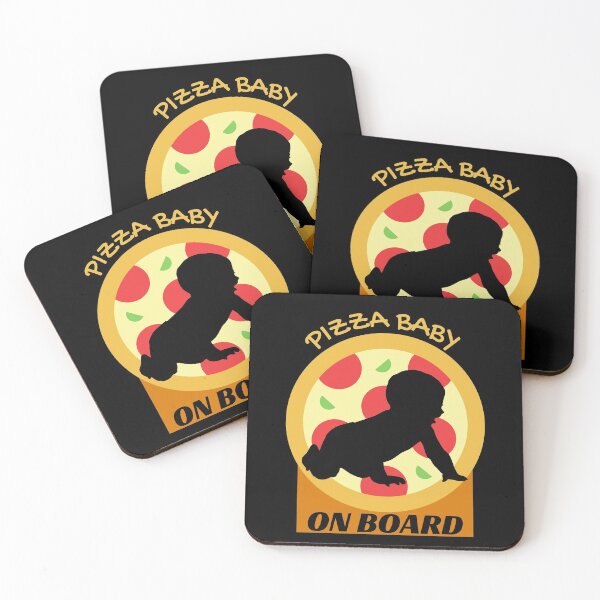 Item preview, Pizza Baby On Board Warning Sign designed and sold by dreamofdenim.