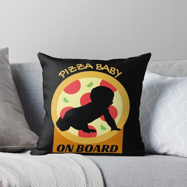 Item preview, Pizza Baby On Board Warning Sign designed and sold by dreamofdenim.