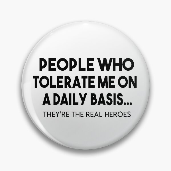 Item preview, People Who Tolerate Me On A Daily Basis Sarcastic Graphic Novelty Funny designed and sold by Heddar Badreddine.