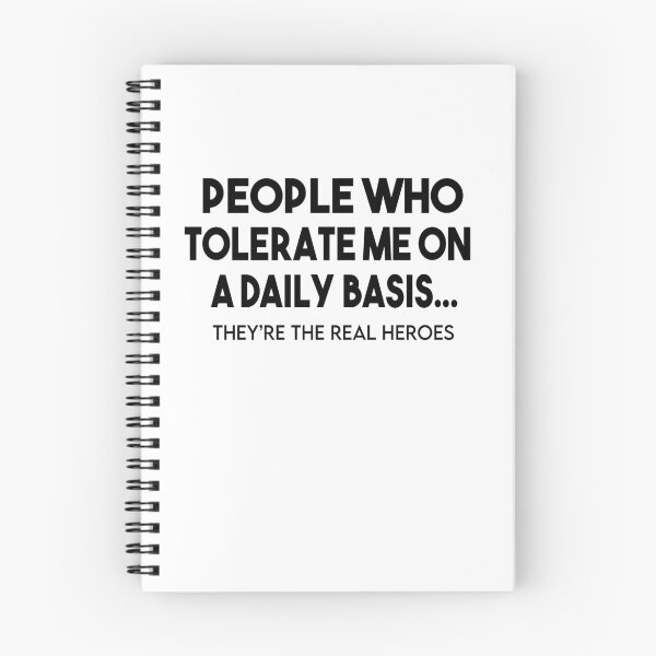 Item preview, People Who Tolerate Me On A Daily Basis Sarcastic Graphic Novelty Funny designed and sold by Heddar Badreddine.
