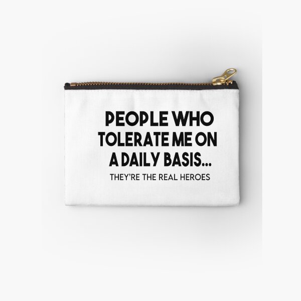 Item preview, People Who Tolerate Me On A Daily Basis Sarcastic Graphic Novelty Funny designed and sold by Heddar Badreddine.