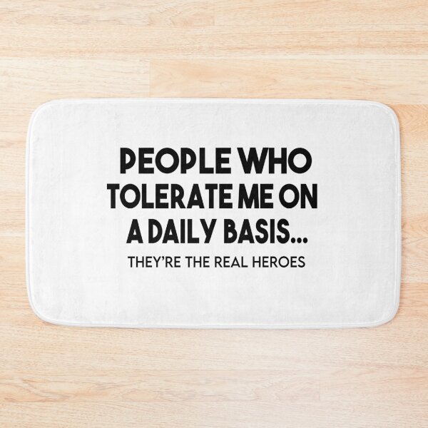 Item preview, People Who Tolerate Me On A Daily Basis Sarcastic Graphic Novelty Funny designed and sold by Heddar Badreddine.
