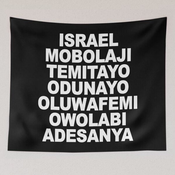 Item preview, Israel Adesanya Full Name designed and sold by SavageRootsMMA.