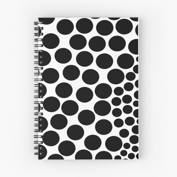 Item preview, Abstract homedecor circles white on black designed and sold by BelettePatterns.
