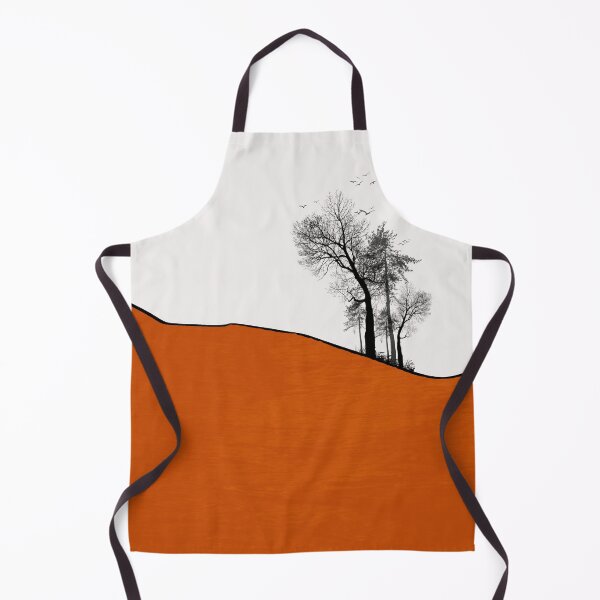 Item preview, Trees in Silhouette on an Orange Hillside designed and sold by KALEIDOSCOPE UK.