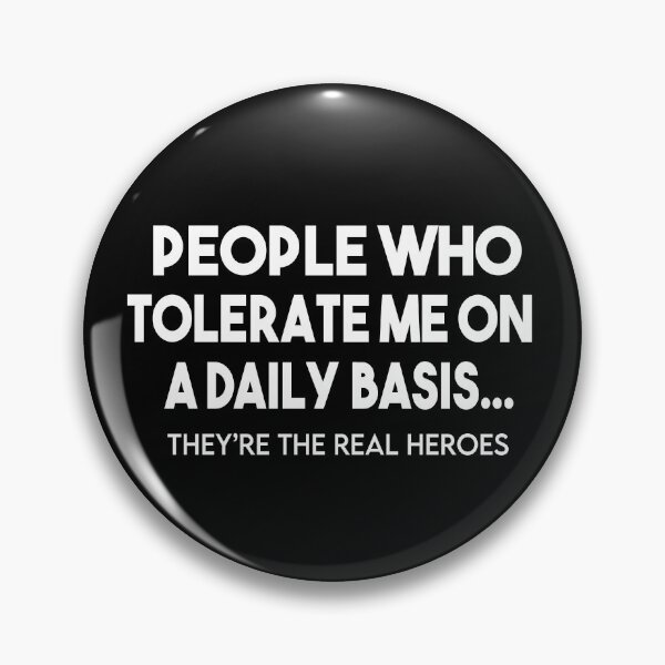 Item preview, People Who Tolerate Me On A Daily Basis Sarcastic Graphic Novelty Funny designed and sold by Heddar Badreddine.