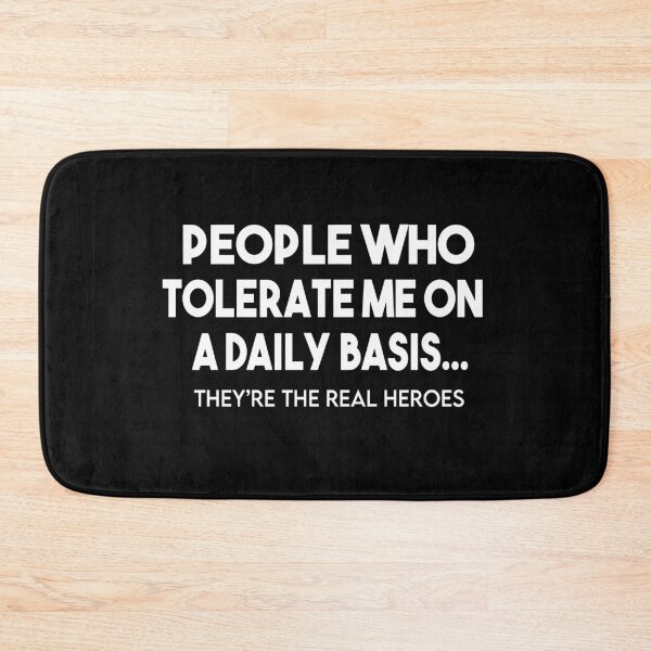 Item preview, People Who Tolerate Me On A Daily Basis Sarcastic Graphic Novelty Funny designed and sold by Heddar Badreddine.