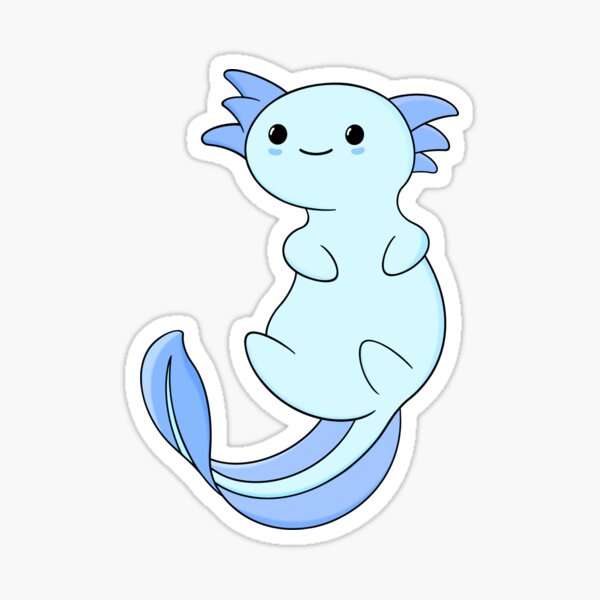 Vista previa del artículo con la obra «lindo axolotl - lindo diseño de axolotl», diseñado y vendido por BaconPancakes21.