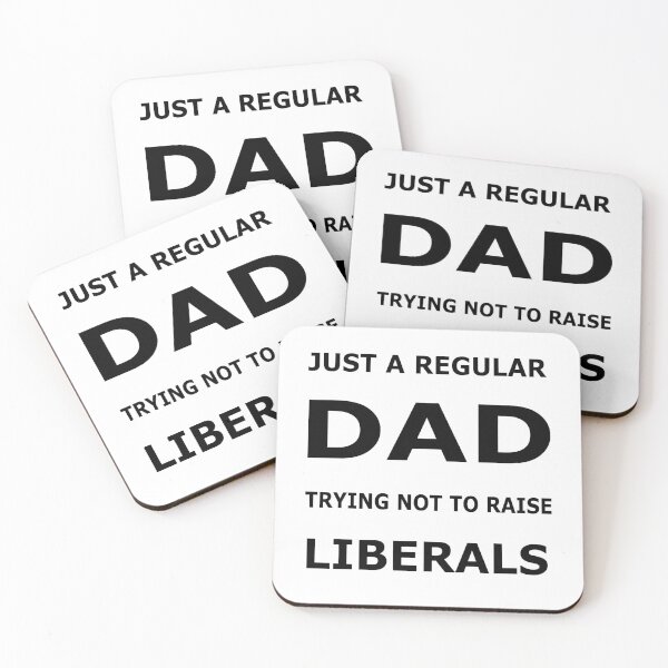 Item preview, Just A Regular Dad Trying Not To Raise Liberals Essential T-Shirt designed and sold by pondemand.