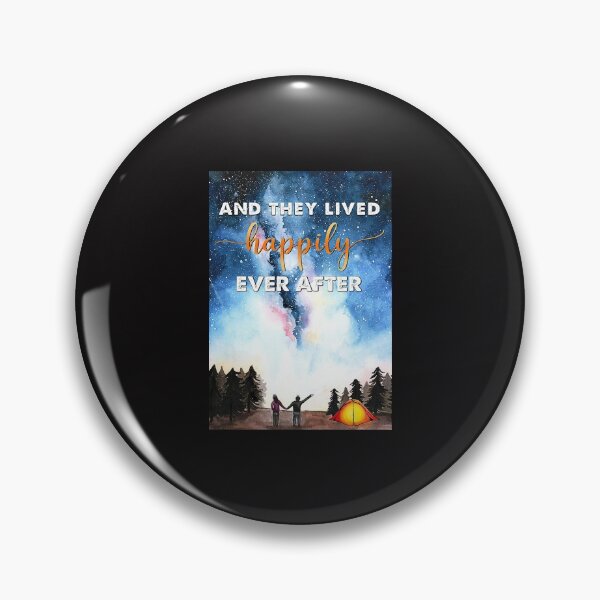 Item preview, Starry Camp Partner They Lived Happily Ever After Poster designed and sold by DrugiASawicki.