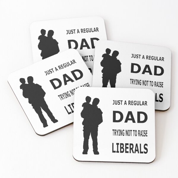 Item preview, Just A Regular Dad Trying Not To Raise Liberals Essential T-Shirt designed and sold by pondemand.