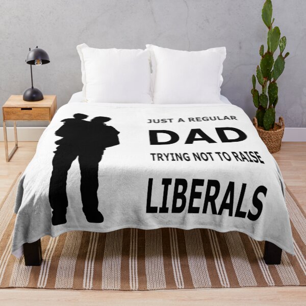 Item preview, Just A Regular Dad Trying Not To Raise Liberals Essential T-Shirt designed and sold by pondemand.