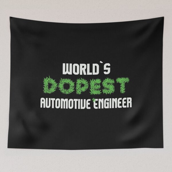 Item preview, Worlds Dopest Automotive Engineer Cannabis Marihuana Ganja Pot Stoner Car Driver Gift designed and sold by TheAplus.
