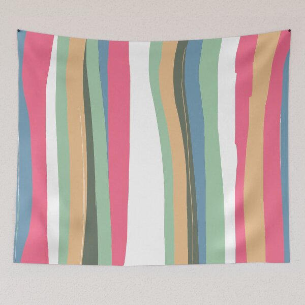 Artikelvorschau, Farblinien Wasserfall 2 Homedecor entworfen und verkauft von BelettePatterns.