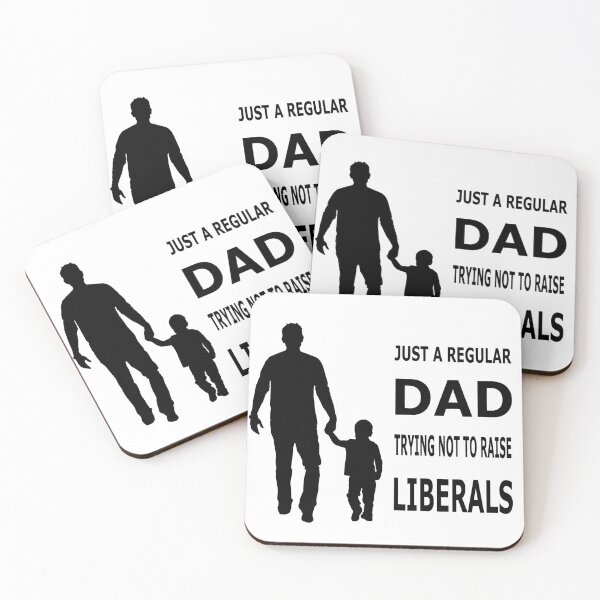 Item preview, Just A Regular Dad Trying Not To Raise Liberals Essential T-Shirt designed and sold by pondemand.