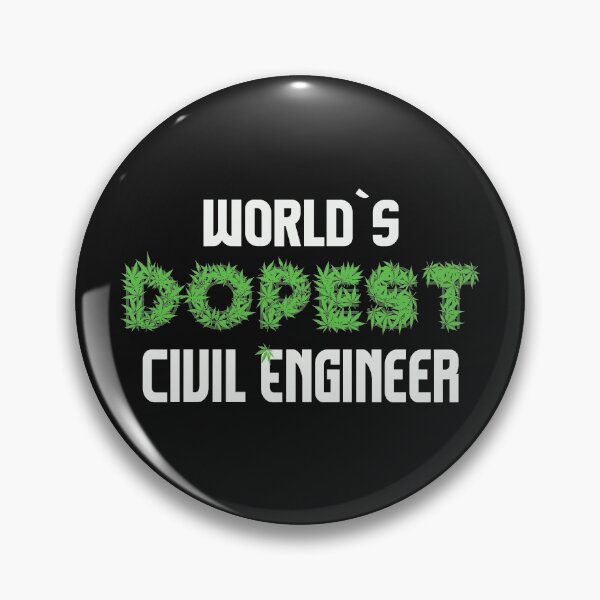 Item preview, Worlds Dopest Civil Engineer Cannabis Marihuana Ganja Pot Stoner Construction Gift designed and sold by TheAplus.