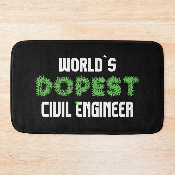 Item preview, Worlds Dopest Civil Engineer Cannabis Marihuana Ganja Pot Stoner Construction Gift designed and sold by TheAplus.
