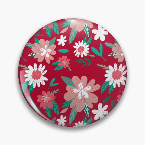 Item preview, Boho Blossom Red designed and sold by Katsillustration.