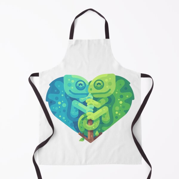 Item preview, We are the sweetness chameleons  shaped like a heart designed and sold by Emil1993.