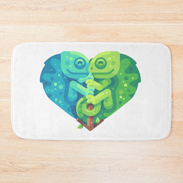 Item preview, We are the sweetness chameleons  shaped like a heart designed and sold by Emil1993.