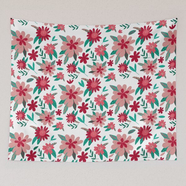 Item preview, Boho Blossom White designed and sold by Katsillustration.