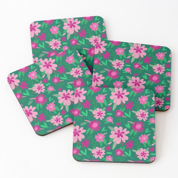 Item preview, Boho Blossom Green designed and sold by Katsillustration.