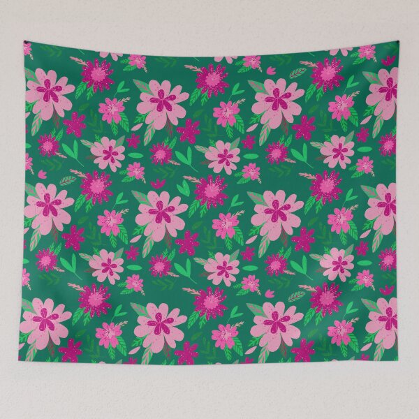 Item preview, Boho Blossom Green designed and sold by Katsillustration.