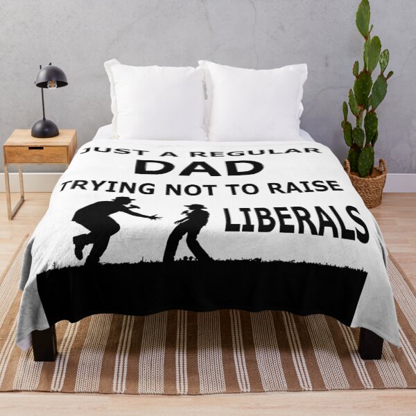 Item preview, Just A Regular Dad Trying Not To Raise Liberals Essential T-Shirt designed and sold by pondemand.