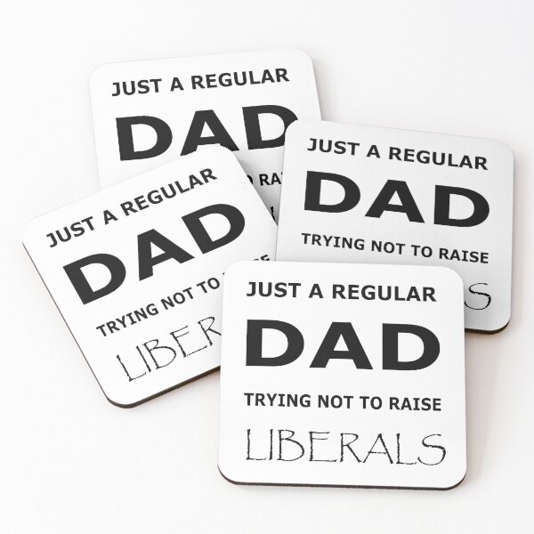 Item preview, Just A Regular Dad Trying Not To Raise Liberals Essential T-Shirt designed and sold by pondemand.