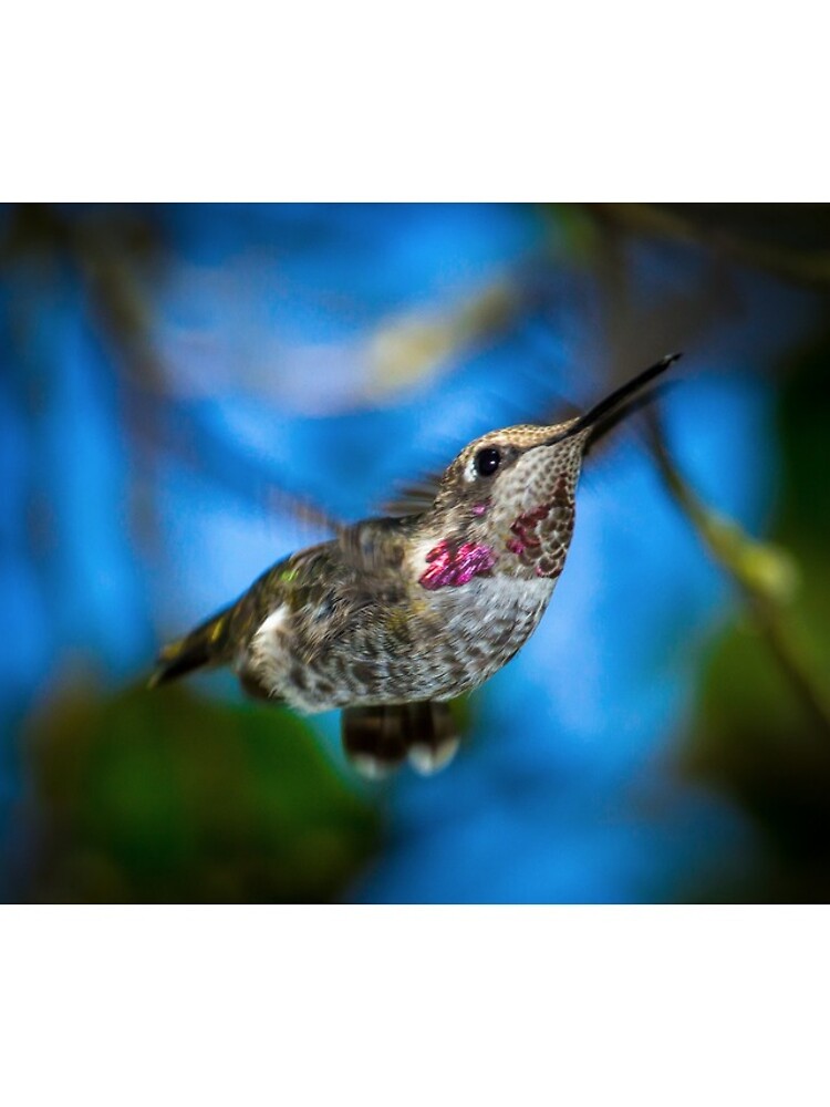 Thumbnail 4 of 4, iPhone Case, Hummingbird In Fast Flight designed and sold by RandyHume.