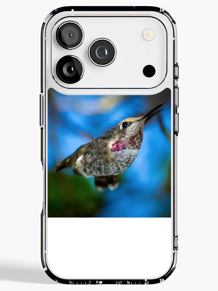 Thumbnail 1 of 5, iPhone Case, Hummingbird In Fast Flight designed and sold by RandyHume.