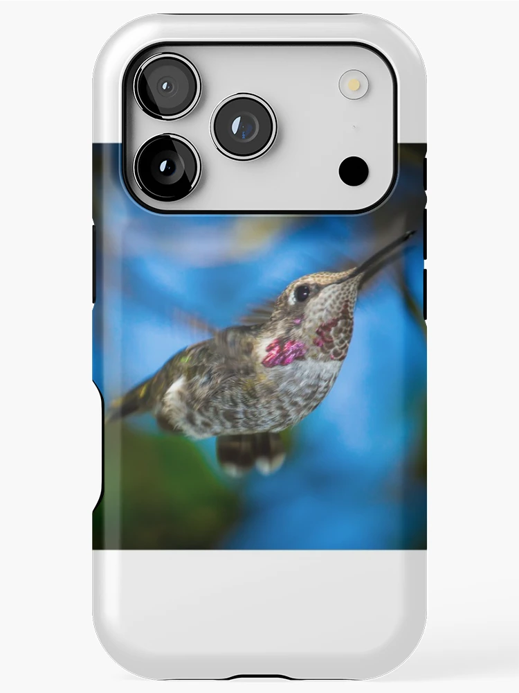 Thumbnail 1 of 4, iPhone Case, Hummingbird In Fast Flight designed and sold by RandyHume.