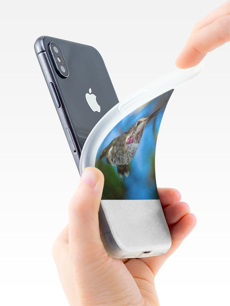 Thumbnail 4 of 5, iPhone Case, Hummingbird In Fast Flight designed and sold by RandyHume.