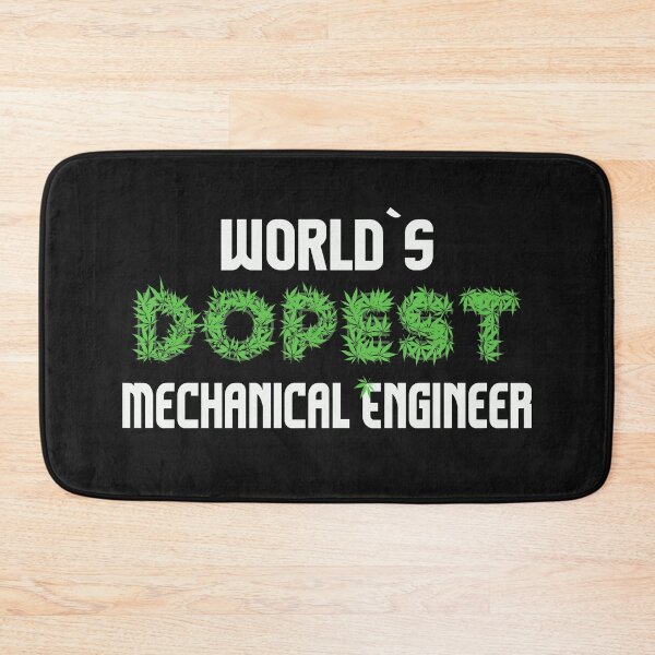 Item preview, Worlds Dopest Mechanical Engineer Cannabis Marihuana Ganja Pot Stoner Mechanic Gift designed and sold by TheAplus.