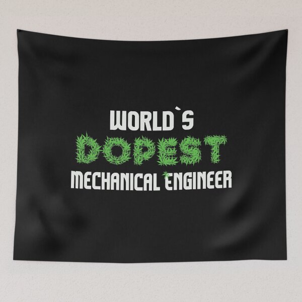 Item preview, Worlds Dopest Mechanical Engineer Cannabis Marihuana Ganja Pot Stoner Mechanic Gift designed and sold by TheAplus.