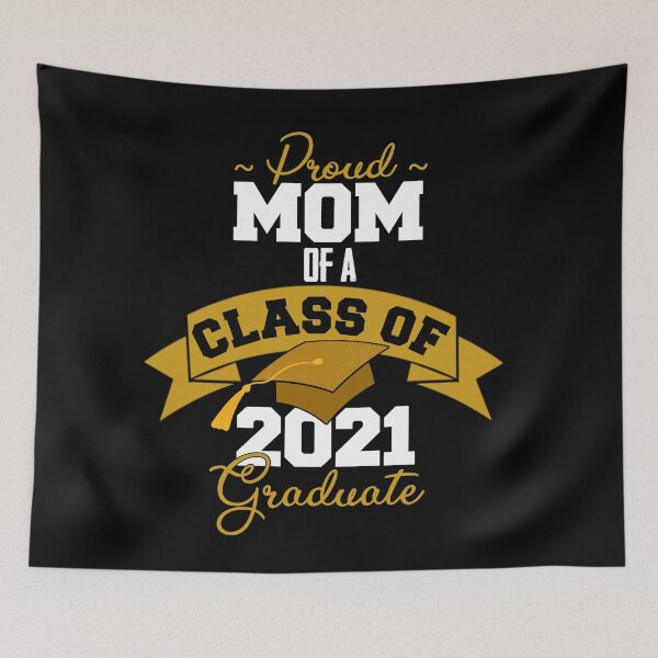 Item preview, Proud mom of a class of 2021 graduate T-Shirt designed and sold by TopDesignArt.