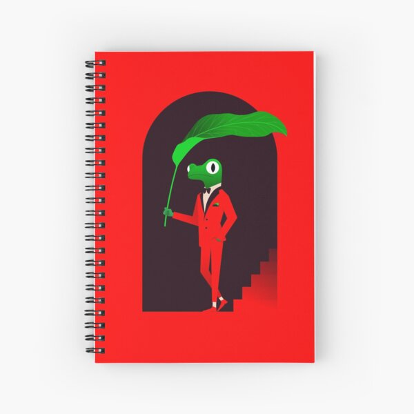 Dapper Frog Spiral Notebook