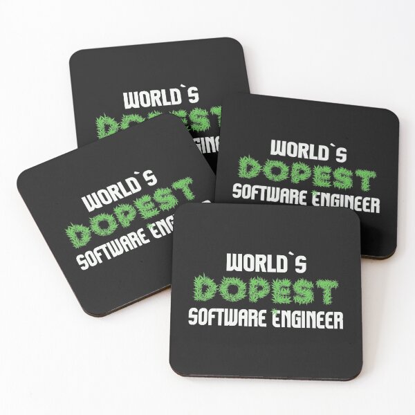 Item preview, Worlds Dopest Software Engineer Cannabis Marihuana Ganja Pot Stoner Hacker Programmer Gift designed and sold by TheAplus.