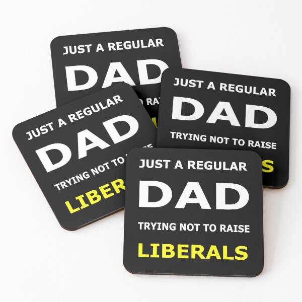Item preview, Just A Regular Dad Trying Not To Raise Liberals Classic T-Shirt designed and sold by pondemand.