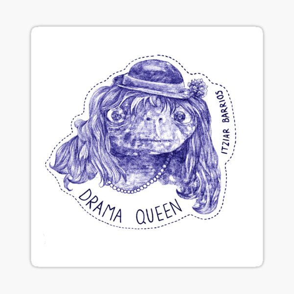 ET Drama Queen Pegatina