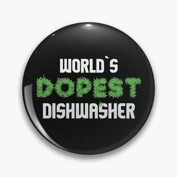 Item preview, Worlds Dopest Dishwasher Cannabis Marihuana Ganja Pot Stoner Cleaner Gift designed and sold by TheAplus.