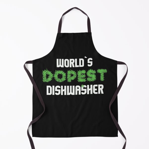 Item preview, Worlds Dopest Dishwasher Cannabis Marihuana Ganja Pot Stoner Cleaner Gift designed and sold by TheAplus.