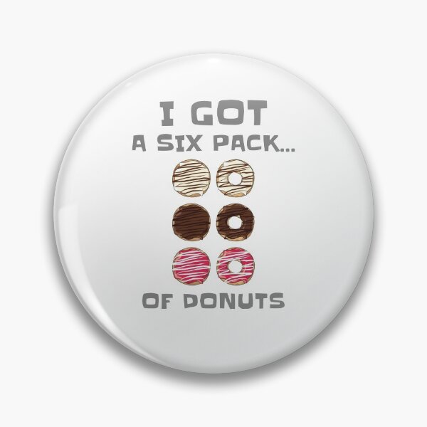 Item preview, Six Pack Of Donuts Grey - Funny Gym designed and sold by GymWearDepot.