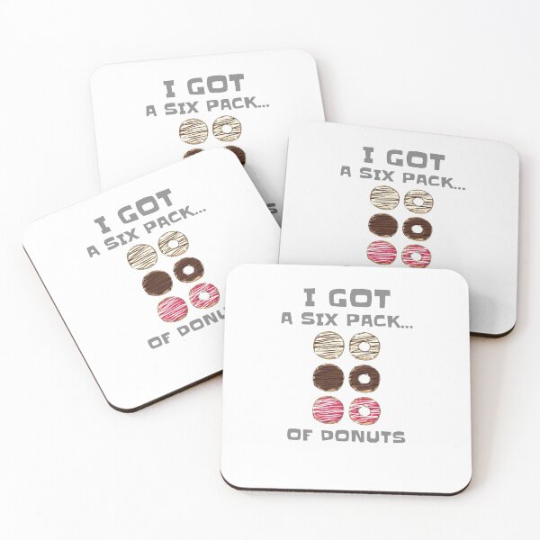 Item preview, Six Pack Of Donuts Grey - Funny Gym designed and sold by GymWearDepot.