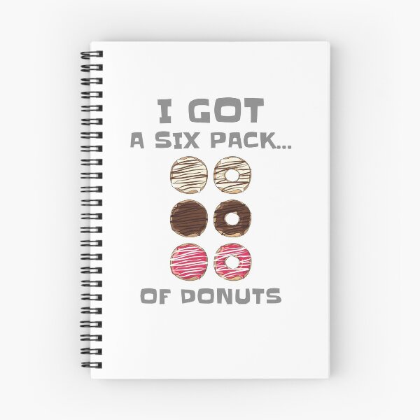 Item preview, Six Pack Of Donuts Grey - Funny Gym designed and sold by GymWearDepot.
