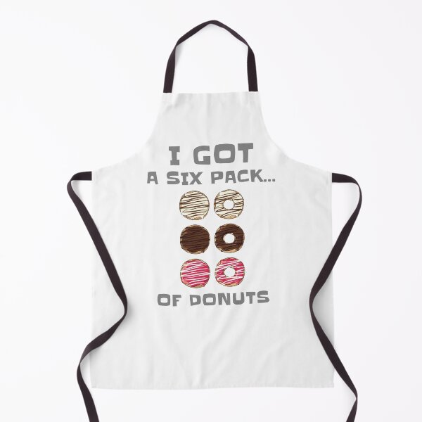 Item preview, Six Pack Of Donuts Grey - Funny Gym designed and sold by GymWearDepot.