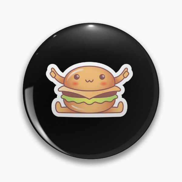 Item preview, Happy Burger - Food Kawaii Design  designed and sold by Watersolution.