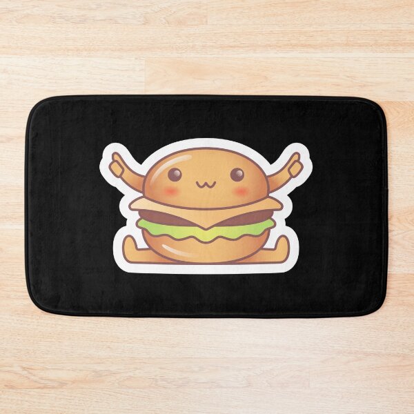 Item preview, Happy Burger - Food Kawaii Design  designed and sold by Watersolution.