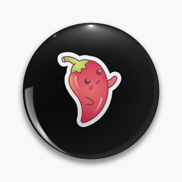 Item preview, Happy Chilli Pepper - Food Kawaii Design  designed and sold by Watersolution.